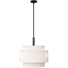 Buy Ceiling Pendant Lamp - Fabric Shade - Sime Black 60681 in the Europe