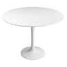 Buy Round Fiberglass Tulipa Table - 110cm White 29845 at MyFaktory