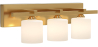 Buy Aged Gold Wall Lamp - 3-Light Sconce - Senda Aged Gold 60682 home delivery