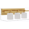 Buy Aged Gold Wall Lamp - 3-Light Sconce - Senda Aged Gold 60682 - prices