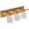 Buy Aged Gold Wall Lamp - 3-Light Sconce - Senda Aged Gold 60682 home delivery