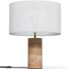 Buy Table Lamp with Marble Base - Luyer White 60663 in the Europe