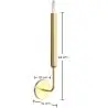 Buy Wall Sconce Candle Lamp in Gold - Reine Aged Gold 60666 - prices