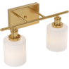 Buy Wall Lamp Aged Gold - 2-Light Wall Sconce - Jhana Aged Gold 60684 - in the EU