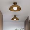 Buy Ceiling Lamp - Vintage Wall Light - Sine Aged Gold 60677 in the Europe