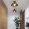 Buy Ceiling Lamp - Vintage Wall Light - Sine Aged Gold 60677 - prices
