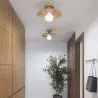 Buy Ceiling Lamp - Wooden Wall Light - Goodman Natural 60675 - prices