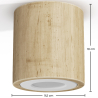 Buy Wooden Ceiling Spotlight - Kala Natural 60676 with a guarantee
