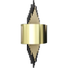Buy Golden Wall Lamp - Sconde - Heyra Aged Gold 60664 home delivery