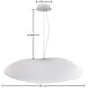 Buy Resin Pendant Lamp - Xana White 60670 at MyFaktory