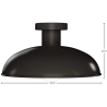 Buy Ceiling Lamp - Black Ceiling Fixture - Sine Black 60678 with a guarantee
