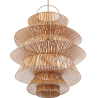 Buy Rattan Pendant Lamp - Boho Bali - Hydun Natural 61224 with a guarantee