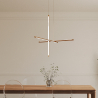 Buy Designer LED Pendant Lamp - Queme Gold 61228 - prices