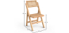 Buy 2 pack of Dining chair in Canage rattan and wood -  Bama Natural wood 61229 - in the EU