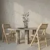 Buy 2 pack of Dining chair in Canage rattan and wood -  Bama Natural wood 61229 home delivery