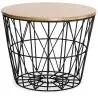 Buy Side Table Basket –- Modern Style Black 58416 - prices
