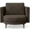 Buy Design Armchair - Velvet Upholstery - Nagar Taupe 60687 - in the EU