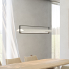 Buy Pendant Lamp Horizontal LED Bar - Gress Black 61233 in the Europe