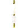 Buy Design Pendant Lamp - LED - Loraina Gold 61253 - in the EU