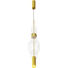 Buy Design Pendant Lamp - LED - Loraina Gold 61253 with a guarantee