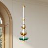 Buy Crystal Pendant Lamp - LED - Greya Blue 61254 - in the EU