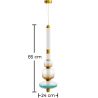 Buy Crystal Pendant Lamp - LED - Greya Blue 61254 - in the EU