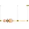 Buy Crystal Pendant Lamp - LED - Banton 100 CM Pink 61255 - prices