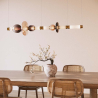 Buy Crystal Pendant Lamp - LED - Banton 120 CM Multicolour 61256 at MyFaktory