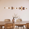 Buy Crystal Pendant Lamp - LED - Banton 120 CM Multicolour 61256 - prices
