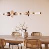 Buy Crystal Pendant Lamp - LED - Banton 120 CM Multicolour 61256 - in the EU