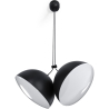 Buy Pendant Lamp - 2 LED Spots - Binal Black 61257 home delivery