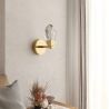 Buy Golden Wall Sconce - Petra Gold 61258 in the Europe