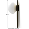 Buy Wall Sconce Lamp - Modern Design - Gurio Black 61262 - prices