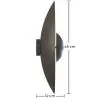 Buy Wall Sconce Lamp - Modern Design-- Luna Black 61264 - in the EU