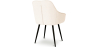 Buy Dining Chair with Armrests - Upholstered in Premium Bouclé - Carrol White 61267 at MyFaktory