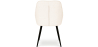 Buy Dining Chair with Armrests - Upholstered in Premium Bouclé - Carrol White 61267 in the Europe