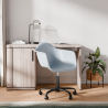 Buy Office Chair with Armrests - Desk Chair with Wheels - Emery Black Frame White 61269 in the Europe
