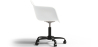 Buy Office Chair with Armrests - Desk Chair with Wheels - Emery Black Frame White 61269 - in the EU