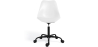 Buy Swivel Office Chair Tulip with Wheels - Black Frame White 61270 in the Europe