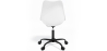 Buy Swivel Office Chair Tulip with Wheels - Black Frame White 61270 at MyFaktory