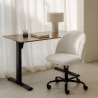 Buy Upholstered Office Chair - Bouclé - Bennett White 61271 - prices