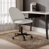 Buy Upholstered Office Chair - Bouclé - Bennett White 61271 - prices