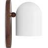 Buy Wooden and Metal Wall Sconce - Lura Brown 61274 - in the EU