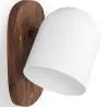 Buy Wooden and Metal Wall Sconce - Lura Brown 61274 with a guarantee