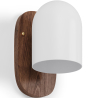 Buy Wooden and Metal Wall Sconce - Lura Brown 61274 at MyFaktory