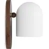 Buy Wooden and Metal Wall Sconce - Lura Brown 61274 - in the EU