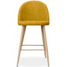 Buy Fabric Upholstered Stool - Scandinavian Design - 63cm  - Bennett Yellow 61276 - in the EU