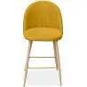 Buy Fabric Upholstered Stool - Scandinavian Design - 66cm - Bennett Yellow 61276 in the Europe