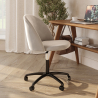 Buy Upholstered Office Chair - Velvet - Bennet Beige 61272 in the Europe