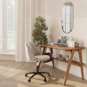 Buy Upholstered Office Chair - Velvet - Bennet Beige 61272 - prices